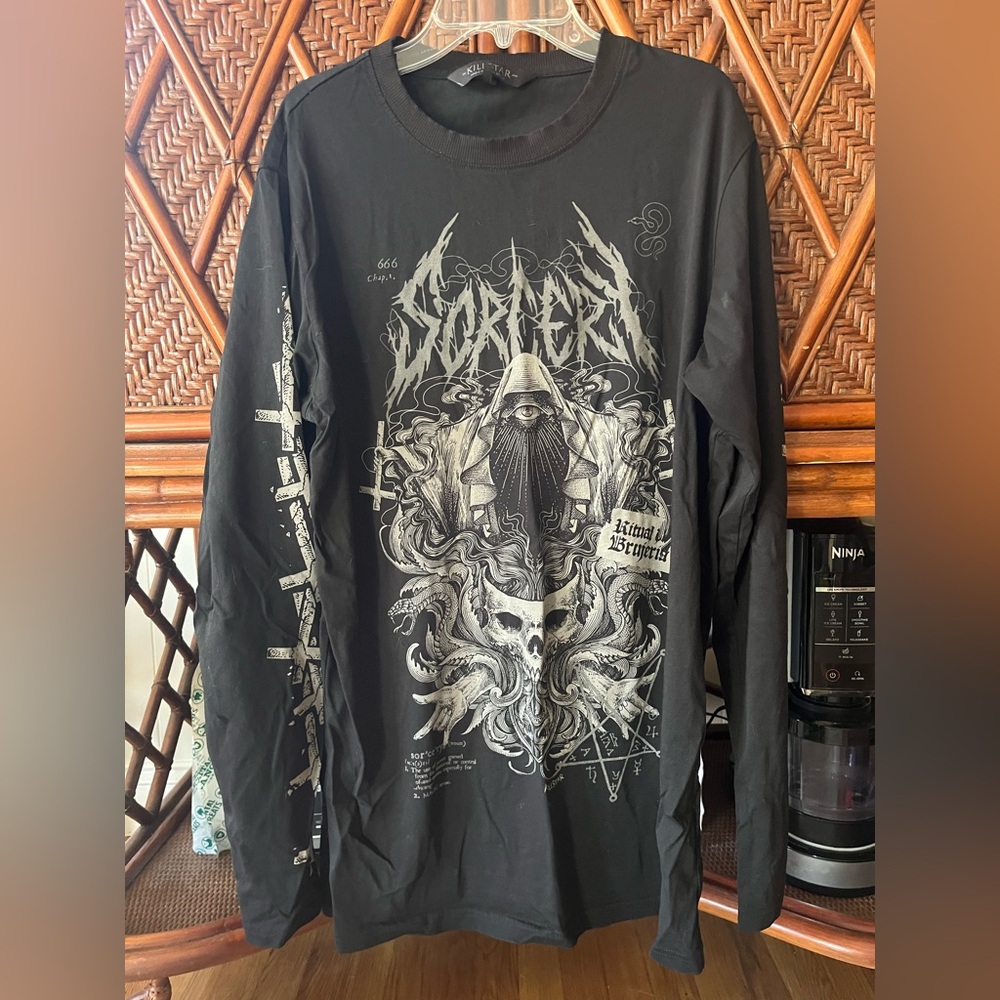 Killstar Sorcerer Black Long Sleeve Tee